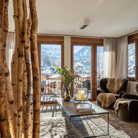 Domek alpejski Ridee Alpine Retreat Breathtaking Matterhorn Views And Luxurious Comfort